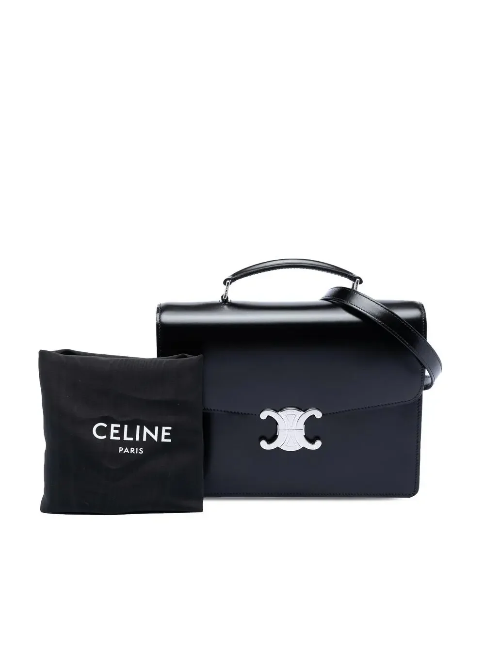 Celine Margo Triomphe Wallet On Chain #300114C19B